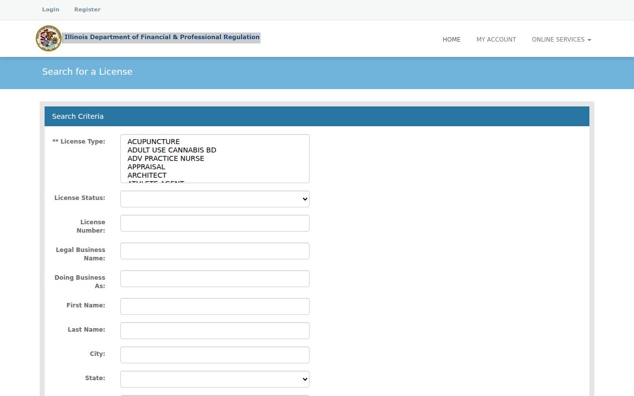 Bolingbrook residents directory Illinois license lookup